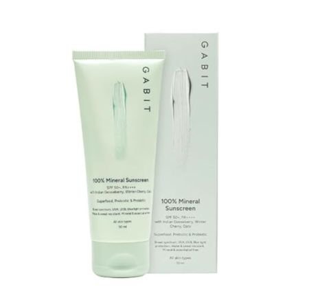 Gabit 100% Mineral Sunscreen SPF 50 PA++++